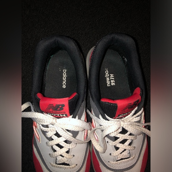New Balance 997H shoes. Mens size 9.5 US. Red/Gray color. - Picture 5 of 14